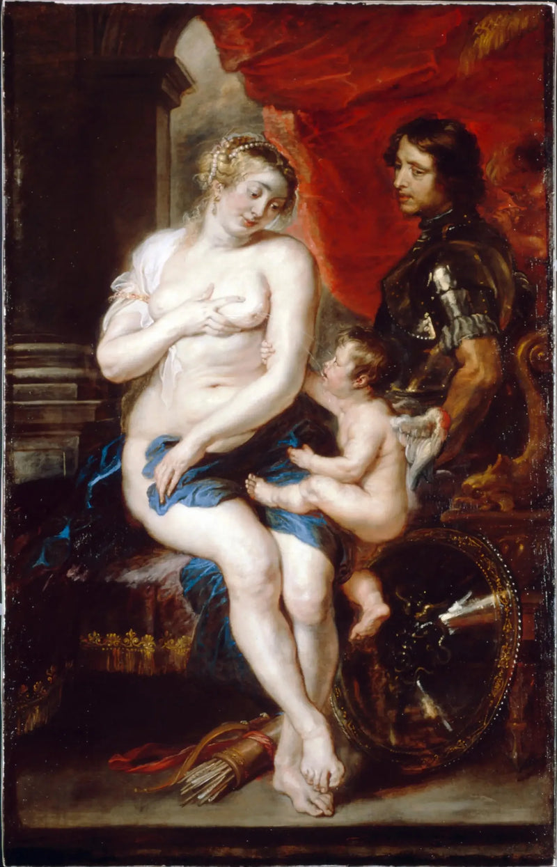 Venus, Mars et Cupidon - Peter Paul Rubens