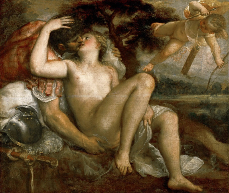 Venus, Mars et Cupidon - Titian