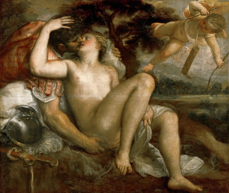 Venus, Mars et Cupidon - Titian