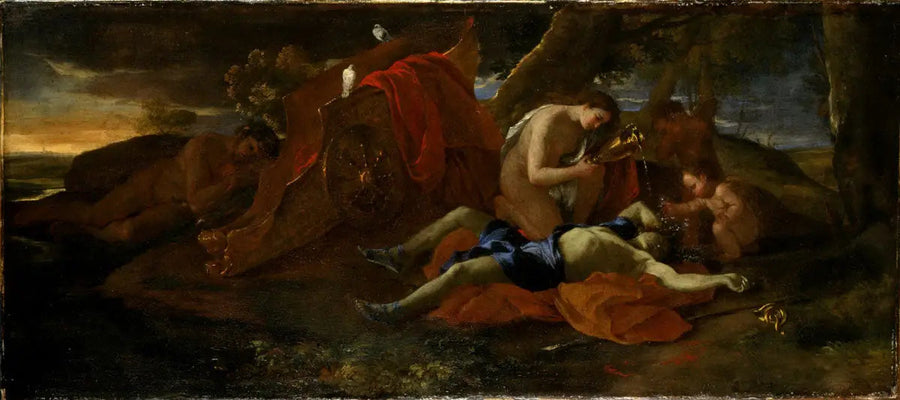 Weeping Venus and Adonis - Nicolas Poussin