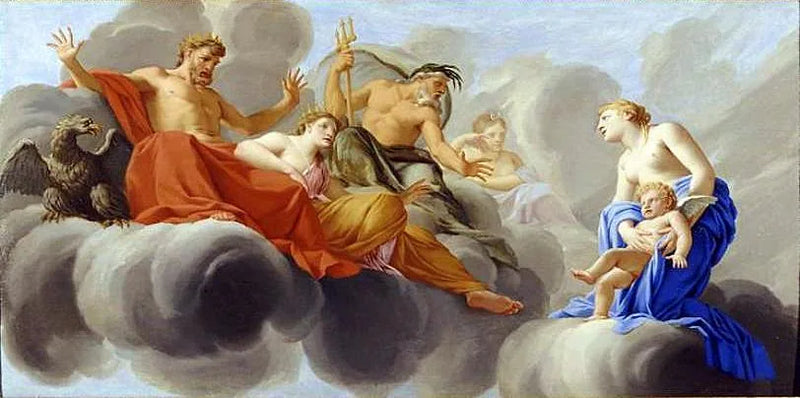 Venus Présente l'Amour à Jupiter - Eustache Le Sueur