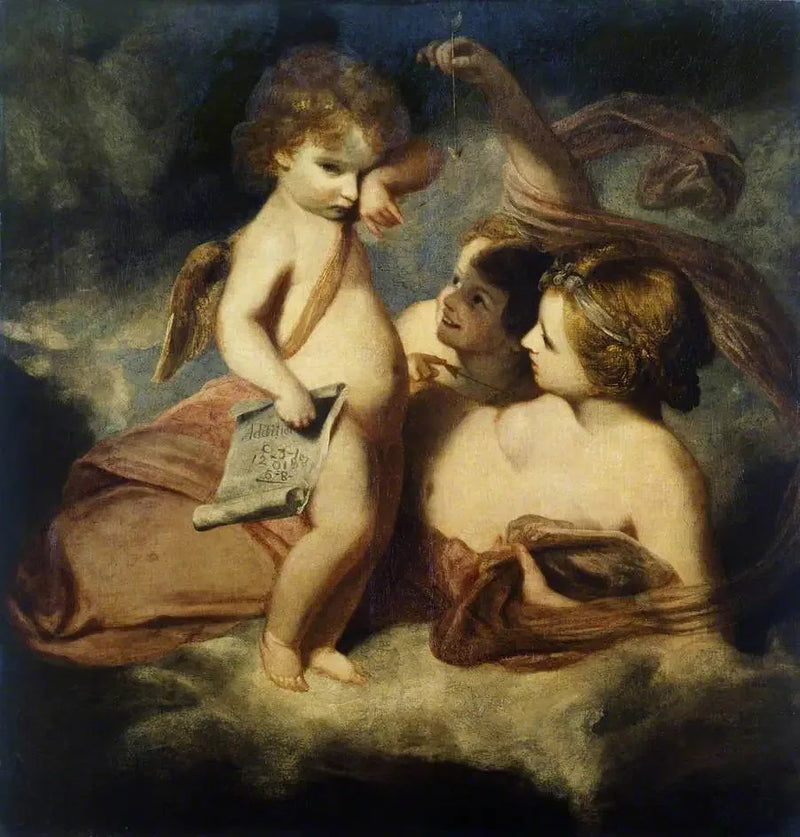 Venus Reprimands Cupid for Learning to Throw Accounts - Joshua Reynolds
