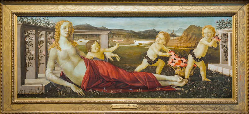 Venus and three putti - Sandro Botticelli