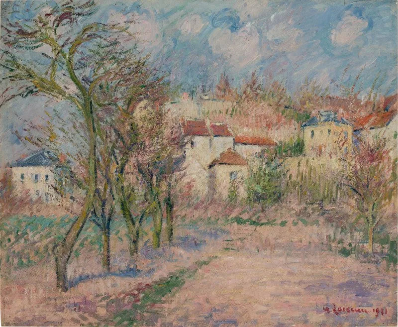 Orchard in Hérouville (Seine-et-Oise) - Gustave Loiseau