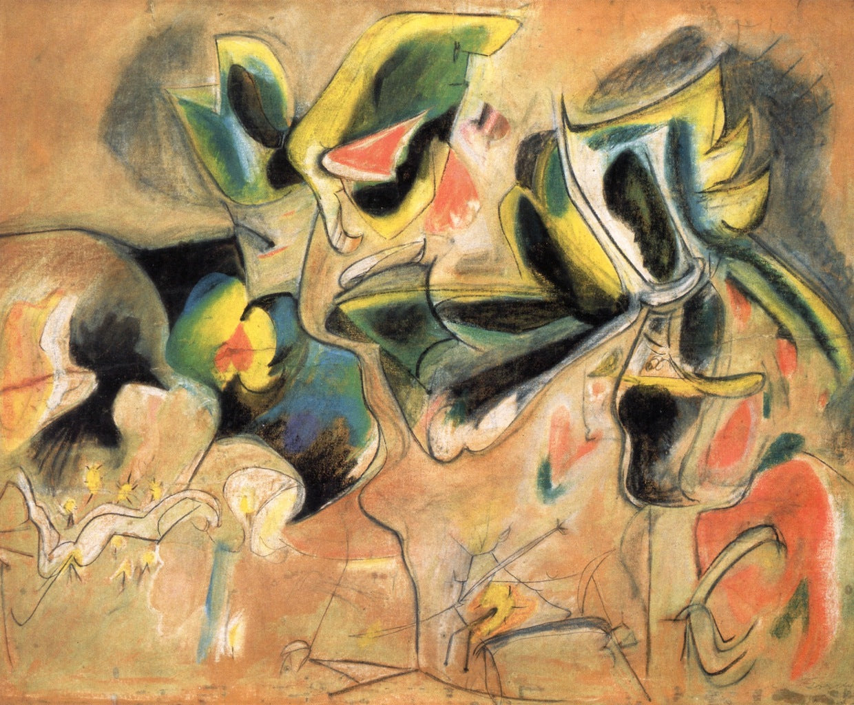 verger de pommiers - Arshile Gorky image 1 tableau peint à l’huile sur toile