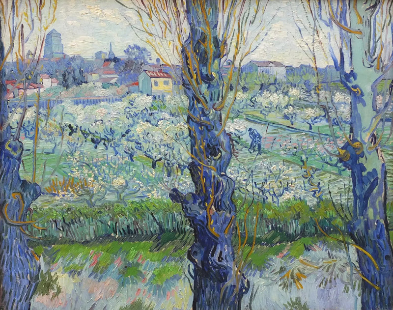 Orchard in Bloom with View of Arles - Vincent van Gogh