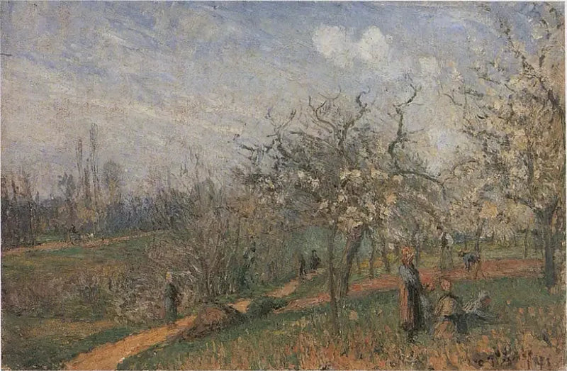 Orchard in Bloom - Camille Pissarro