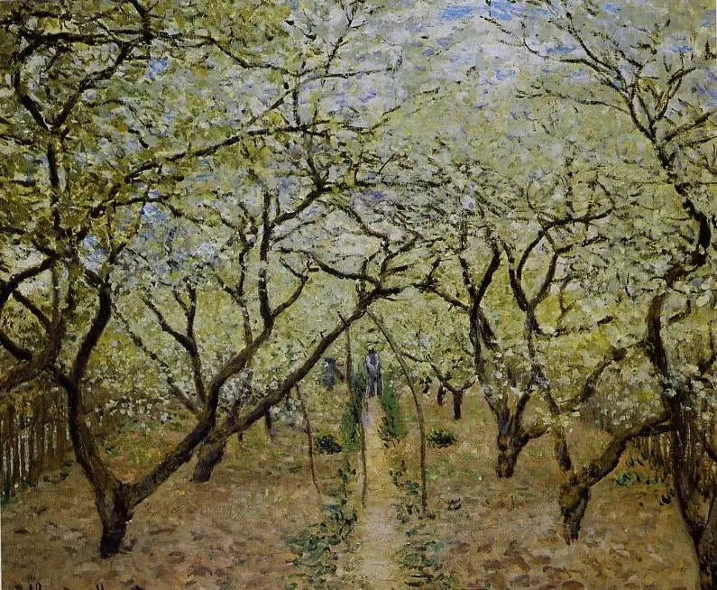 Orchard in Bloom - Claude Monet