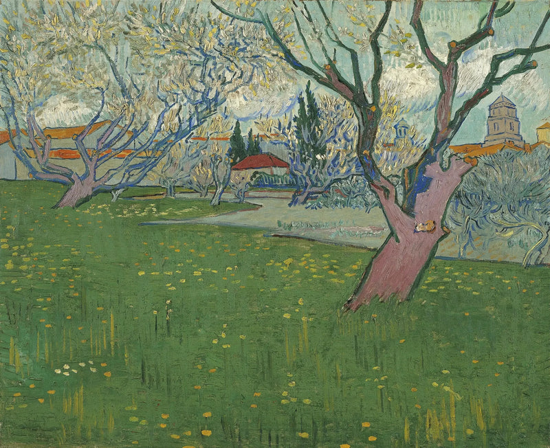 Orchards in Bloom, View of Arles - Vincent van Gogh