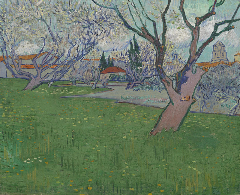 Orchards in Bloom, View of Arles - Vincent van Gogh