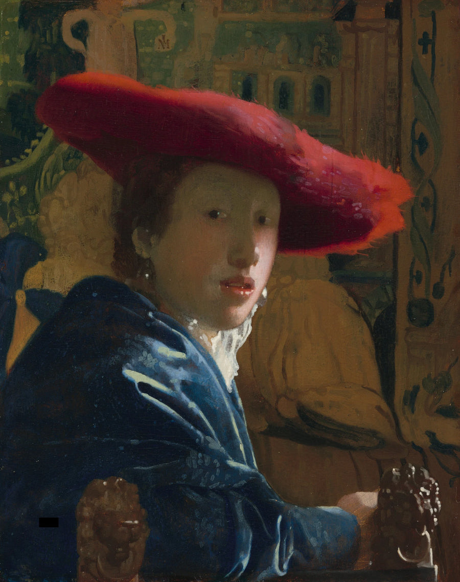 The Girl with the Red Hat - Johannes Vermeer