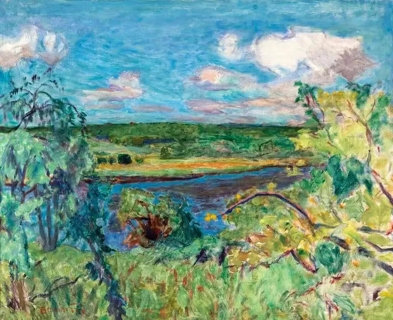 Vernonnet, landscape near Giverny - Pierre Bonnard