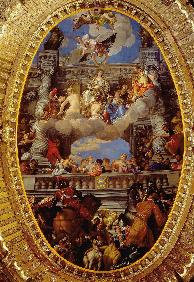 Le Triomphe de Venise avec lion de Saint-Marc - Paolo Véronèse