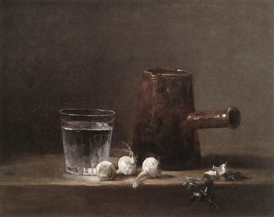 Water glass and coffee pot - Jean Siméon Chardin