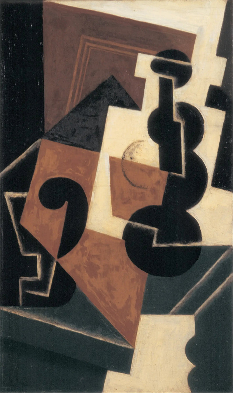 Glass and water bottle - Juan Gris