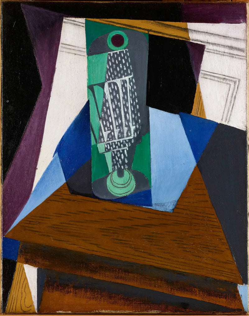 Glass on a table - Juan Gris