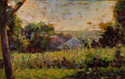 Towards the Village - Georges Seurat
