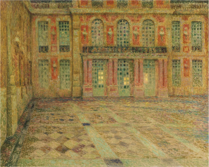 Versailles: Cour d'Honneur - Henri Le Sidaner