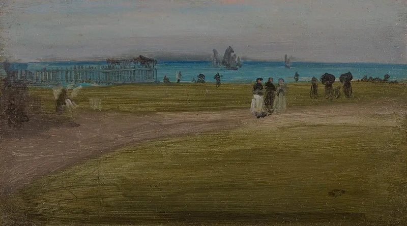 Green and Purple: The Evening Walk - James Abbott McNeill Whistler