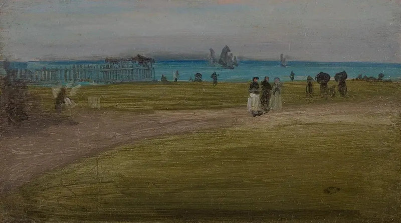 Green and Purple: The Evening Walk - James Abbott McNeill Whistler