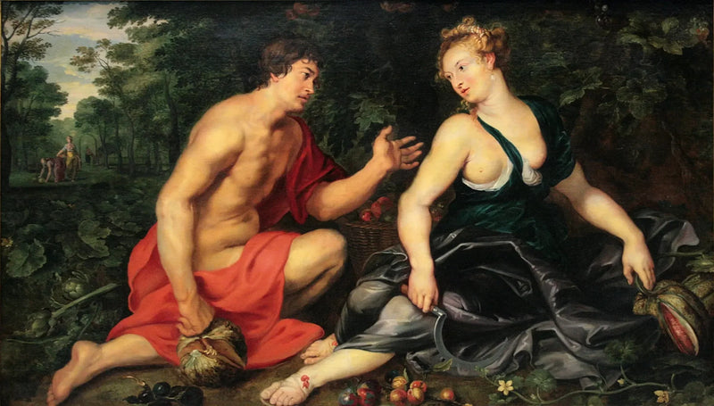 Vertumne and Pomona - Peter Paul Rubens