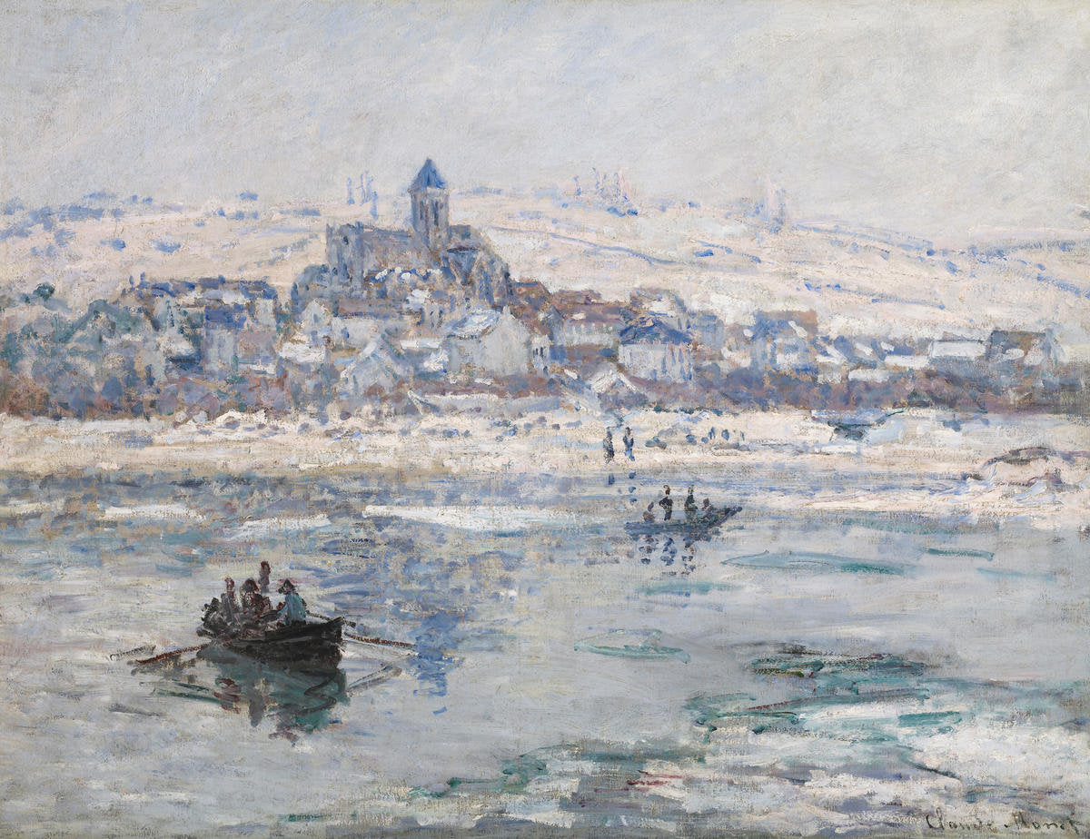 Vétheuil in Winter - Claude Monet