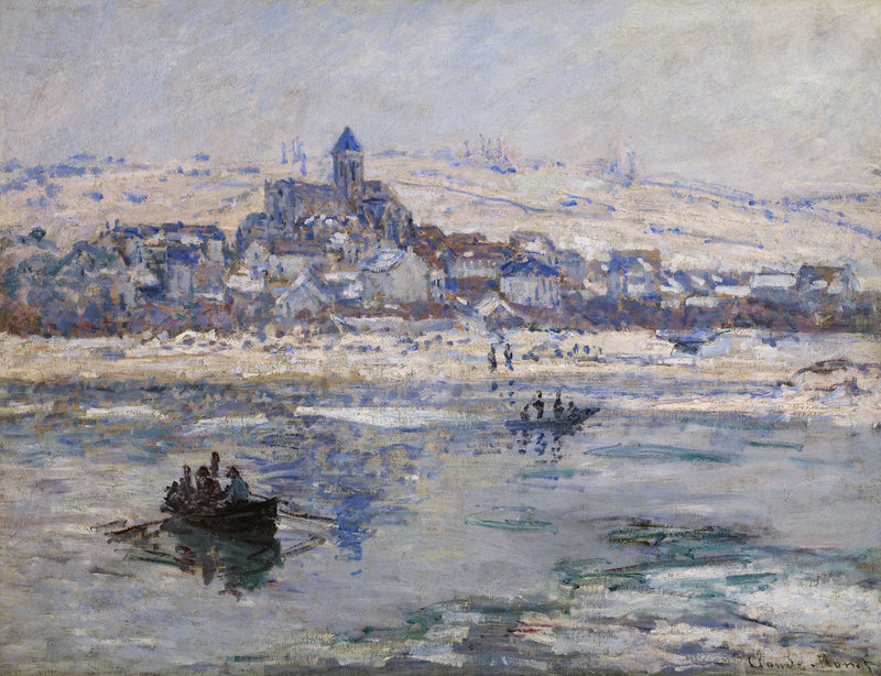 Vétheuil in winter W507 - Claude Monet