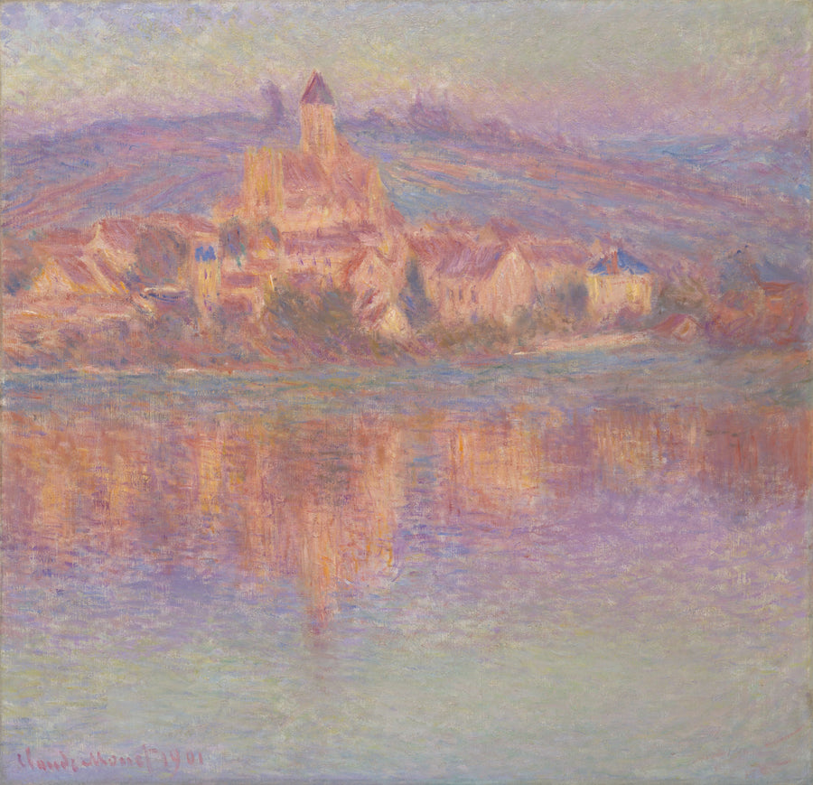 Vétheuil, Sunset - Claude Monet