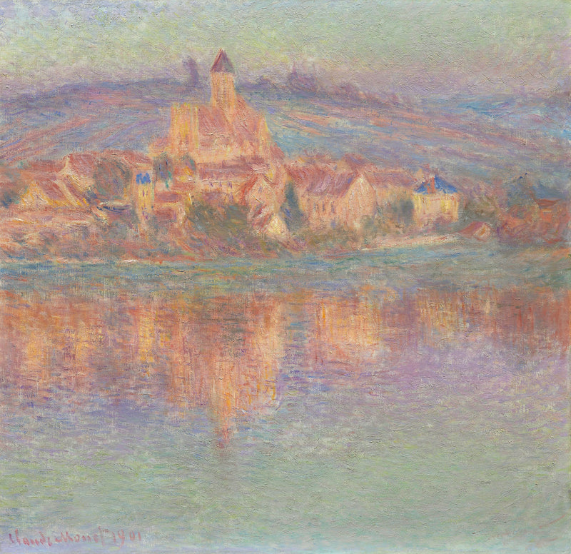 Vétheuil, evening effect - Claude Monet