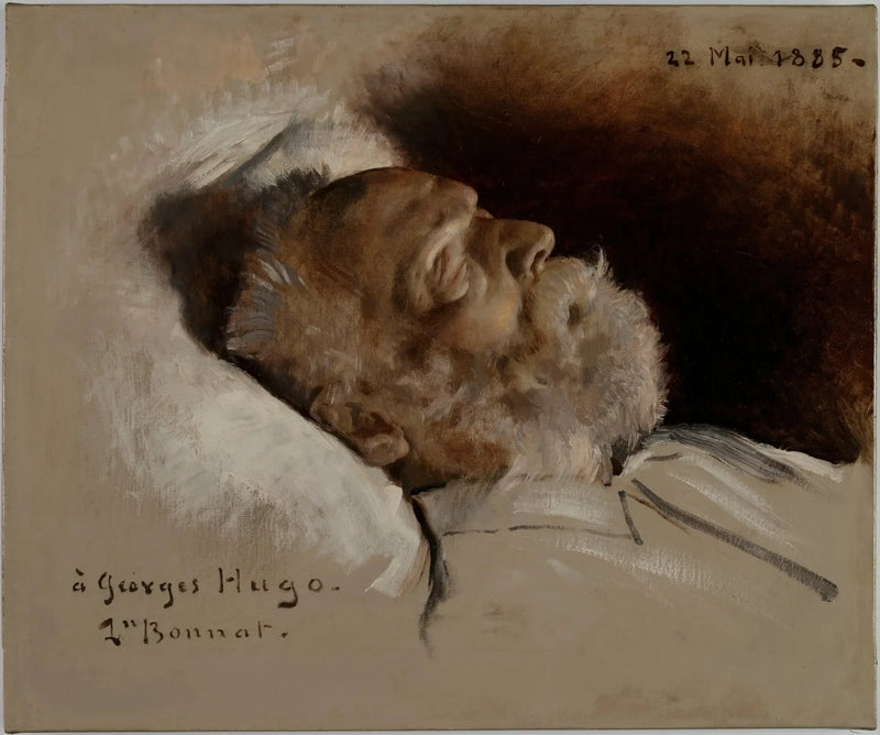 Victor Hugo on his deathbed - Léon Bonnat