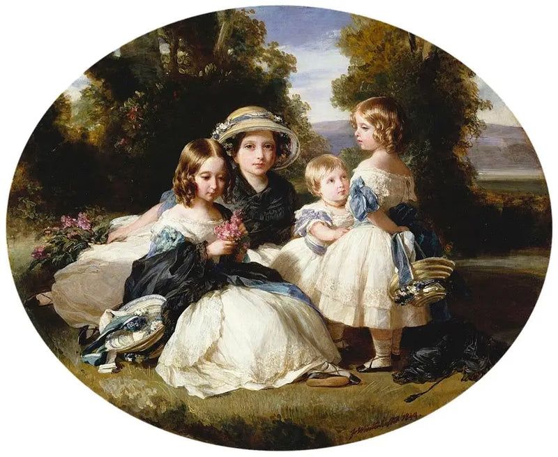 Victoria, Princess Royal, Princess Alice, Princess Helena and Princess Louise - Franz Xaver Winterhalter