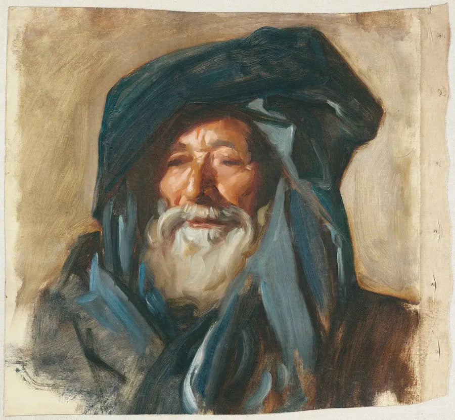 Old Man in a Dark Coat - John Singer Sargent