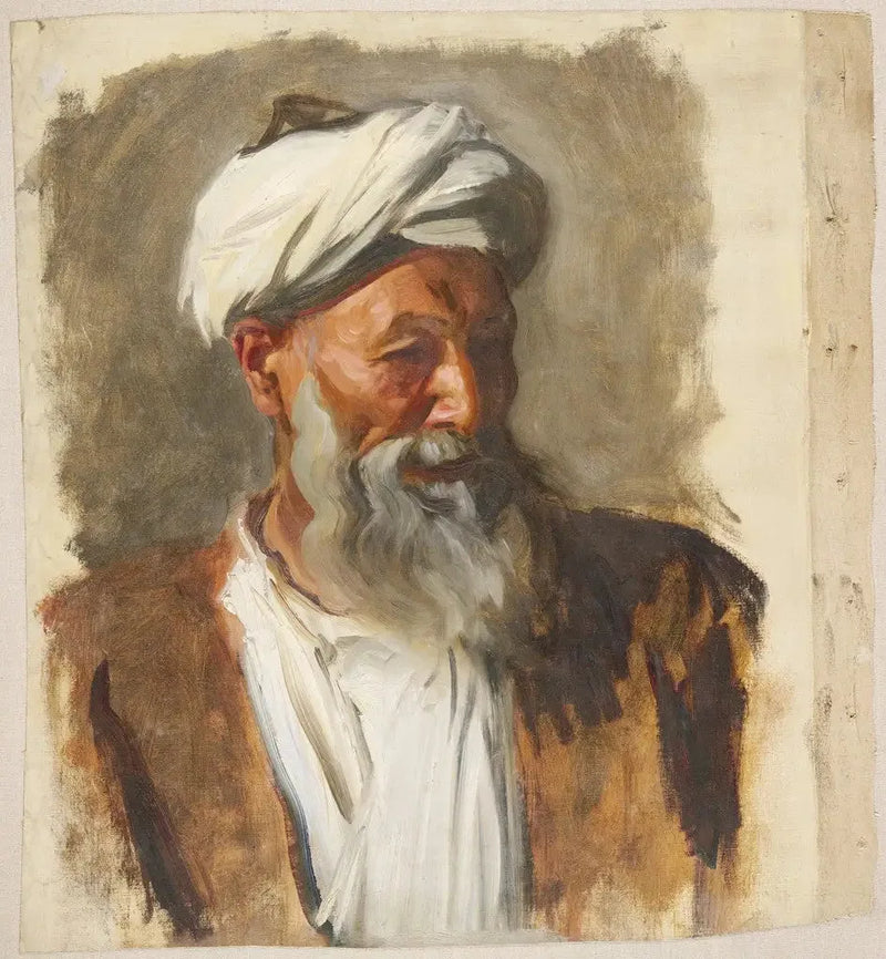 Old Man with a White Turban - John Singer Sargent