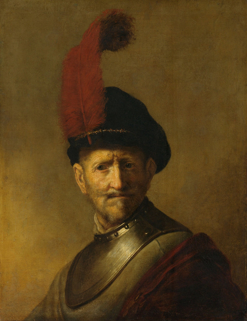 Portrait of a man, perhaps Rembrandt's father, Harmen Gerritsz van Rijn - Rembrandt