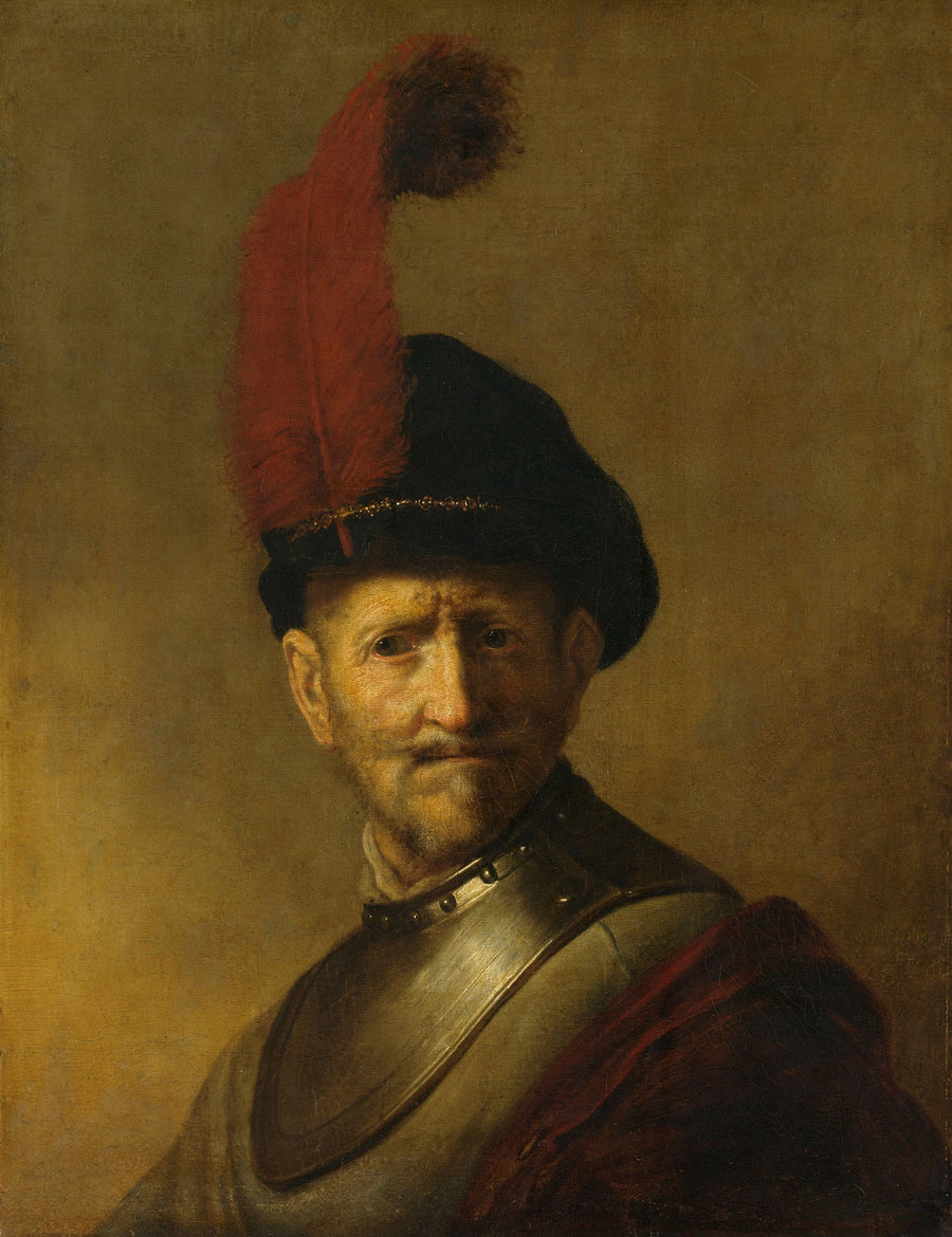 Portrait of a man, perhaps Rembrandt's father, Harmen Gerritsz van Rijn - Rembrandt
