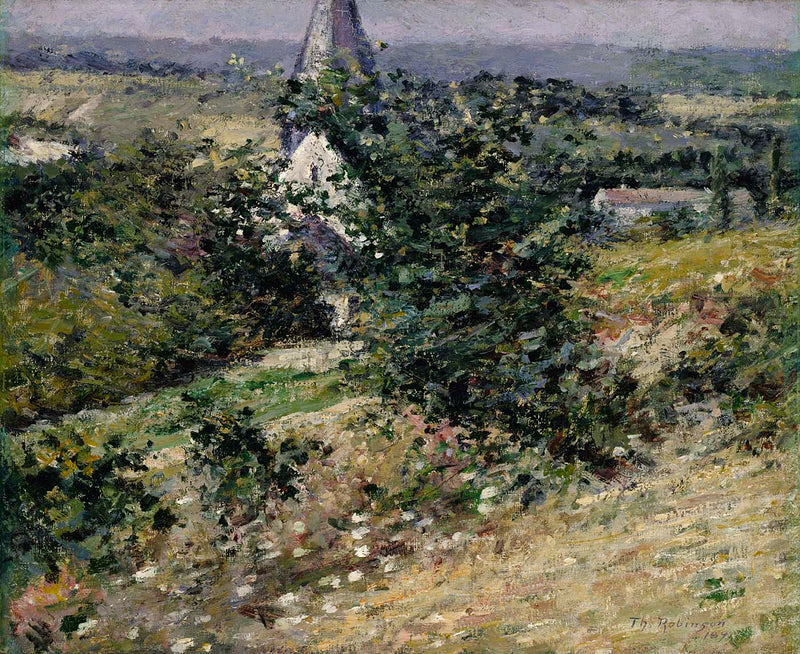 Old Giverny Church - Theodore Robinson