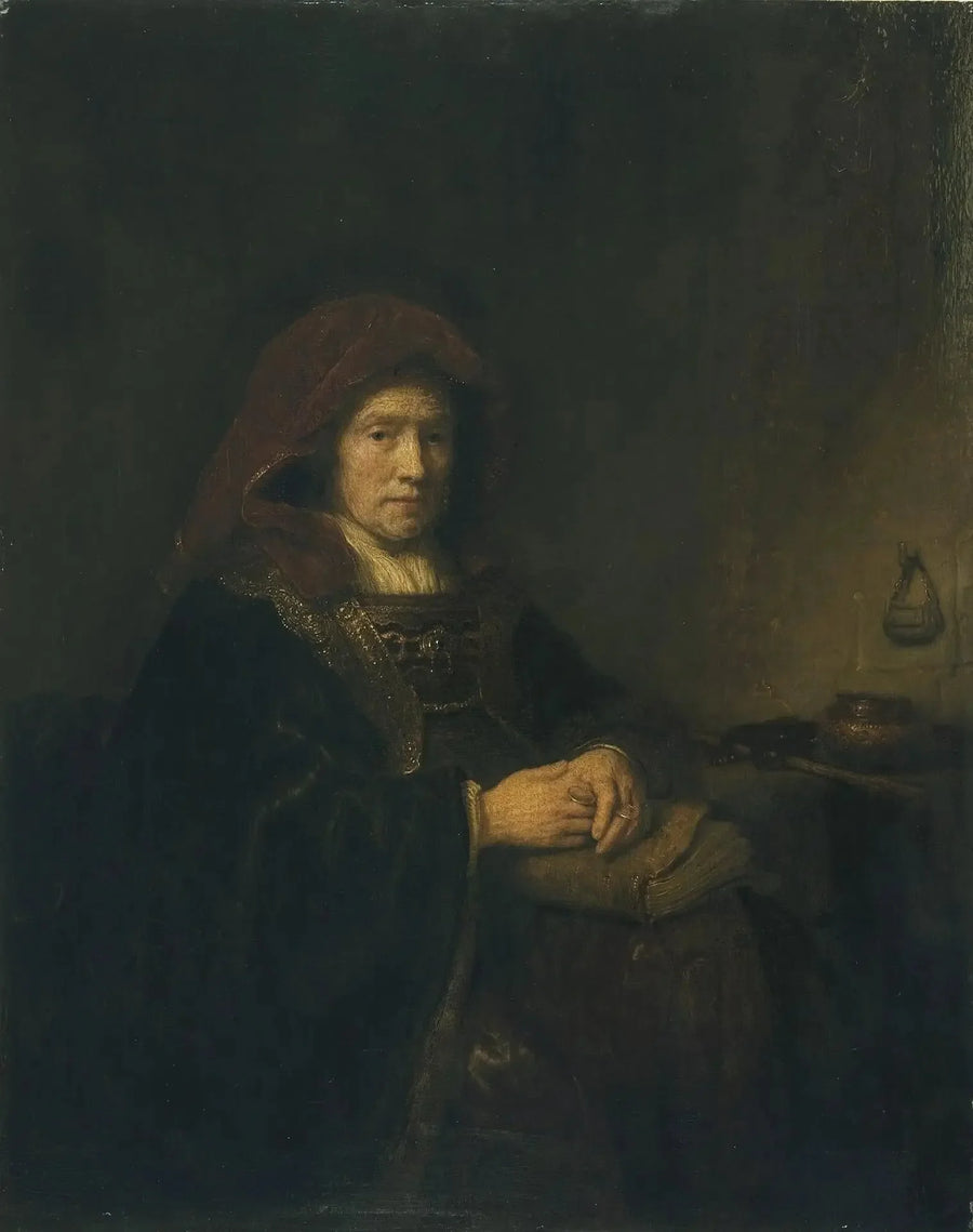 Old Woman with Glasses - Rembrandt