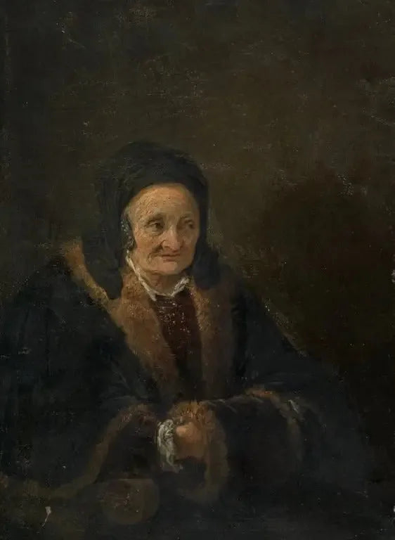 Old woman in a chair - David Teniers the Younger
