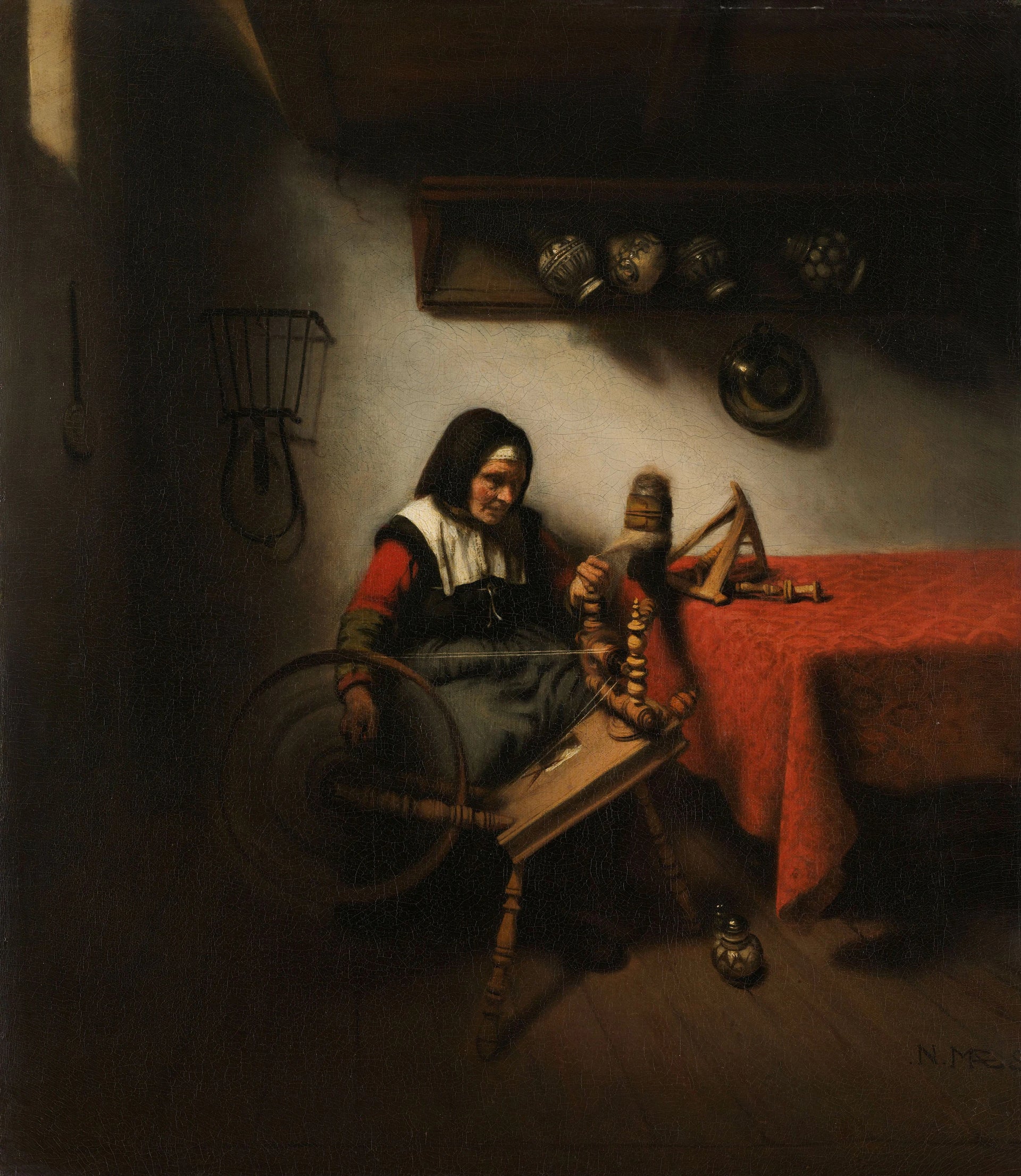 La vieille fille - Nicolas Maes