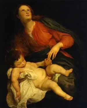 Virgin and Child - Antoine van Dyck