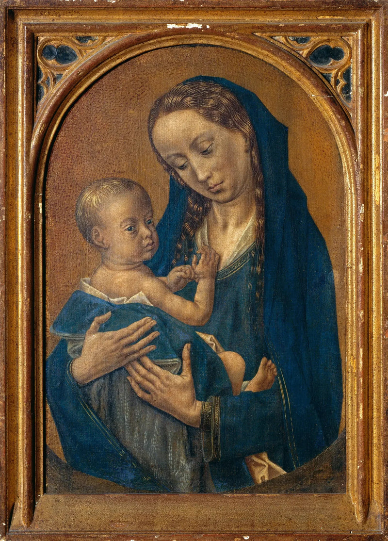Virgin and Child with Crescent Moon - Hugo van der Goes
