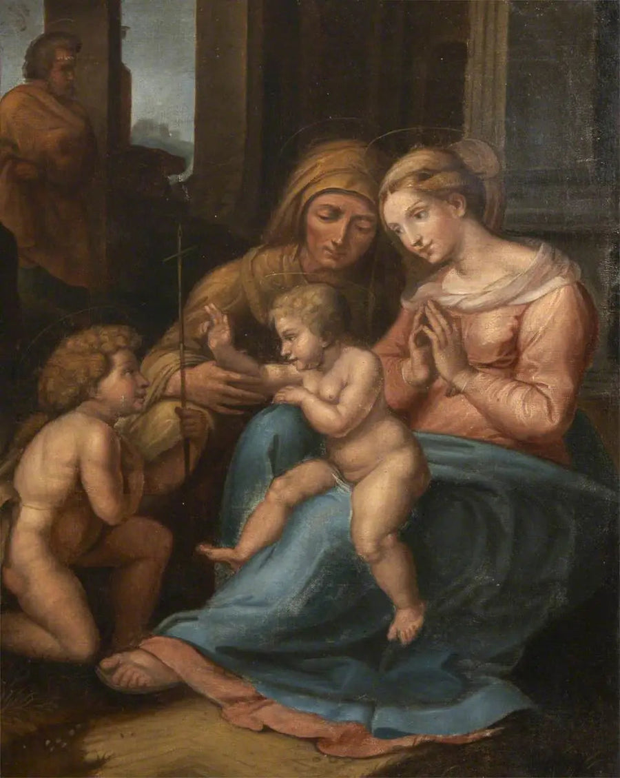 Virgin and Child with Saint John the Baptist - Raphael Sanzio