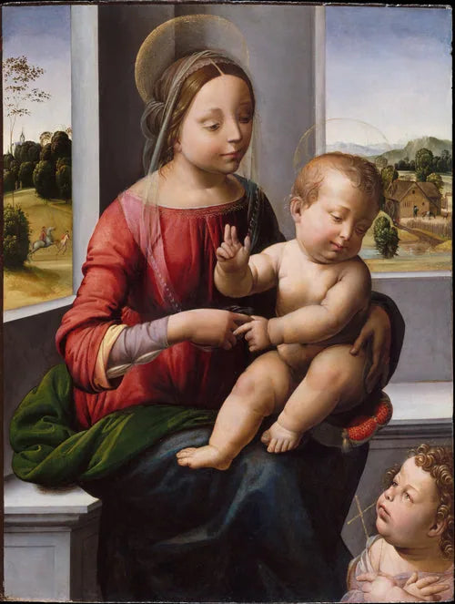 Virgin and Child with the Young Saint John the Baptist - Fra Bartolomeo