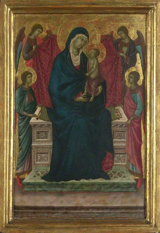 Virgin and Child with Four Angels - Ugolino di Nerio
