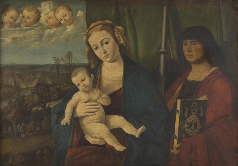 Virgin and Child with Saint James the Great - Marco Basaiti
