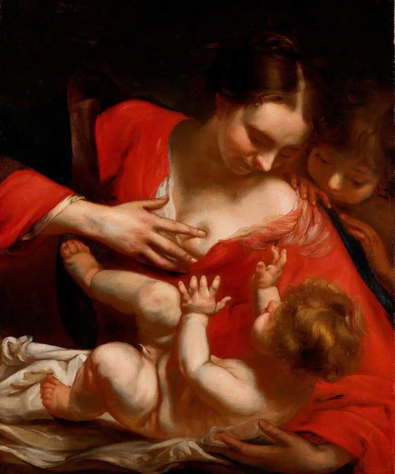 Virgin and Child with Saint John the Baptist Child - Joshua Reynolds