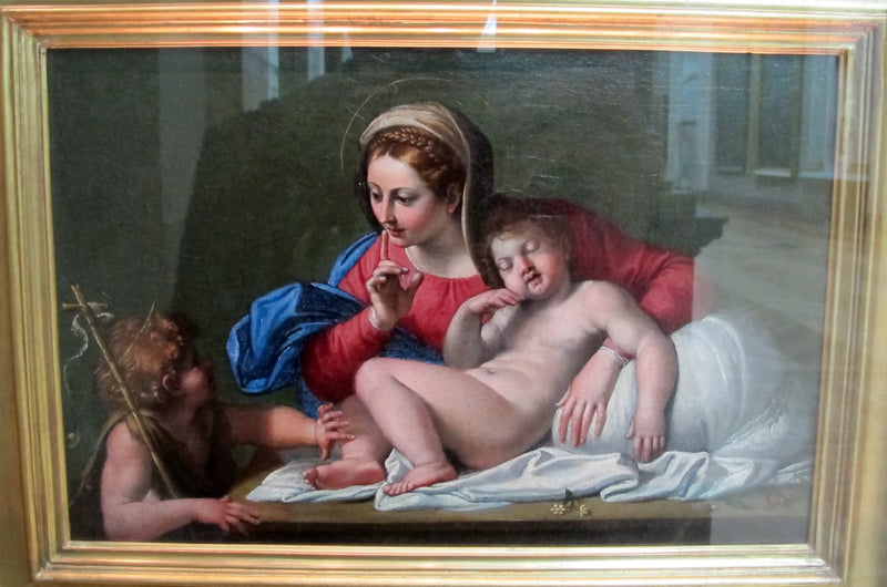 Virgin and Child with Saint John - Domenichino