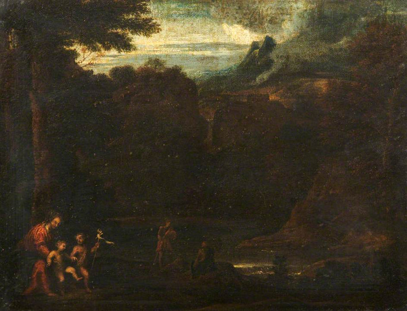 Virgin and Child with Saint John - Domenichino