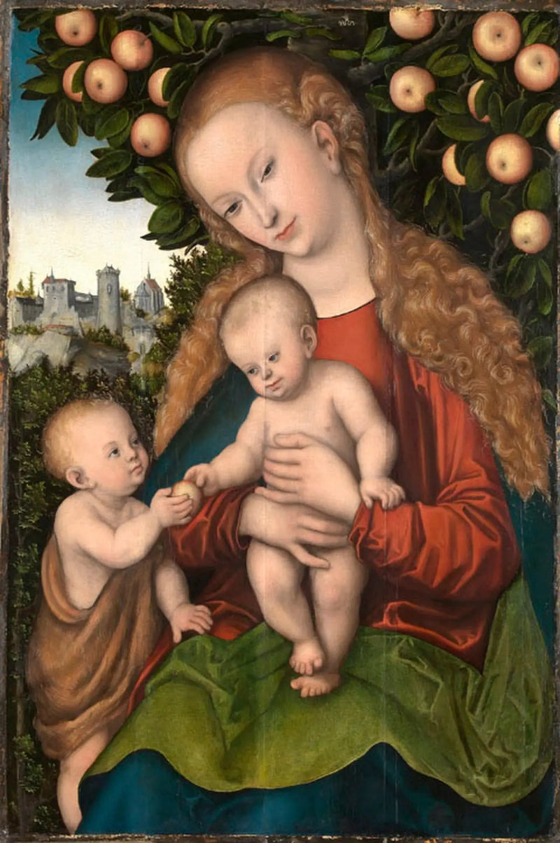 Virgin and Child with Saint John - Lucas Cranach the Elder
