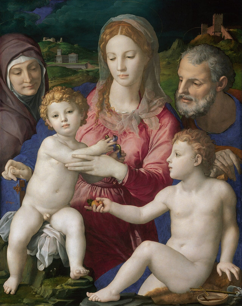 Virgin and Child with Saint Anne - Bronzino